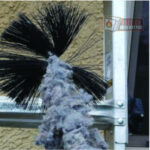 Dryer Vent Brush with Lint